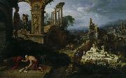 Maarten van Heemskerck Landschaft mit dem Hl. Hieronymus Spain oil painting artist